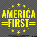 America First Patriotic MAGA Vinyl Decal