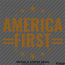 America First Patriotic MAGA Vinyl Decal