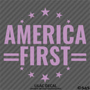 America First Patriotic MAGA Vinyl Decal