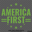 America First Patriotic MAGA Vinyl Decal
