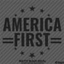 America First Patriotic MAGA Vinyl Decal