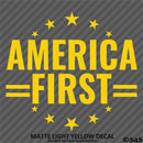 America First Patriotic MAGA Vinyl Decal