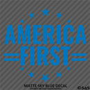 America First Patriotic MAGA Vinyl Decal