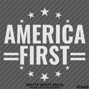 America First Patriotic MAGA Vinyl Decal