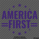 America First Patriotic MAGA Vinyl Decal