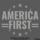 America First Patriotic MAGA Vinyl Decal