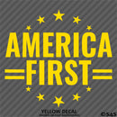 America First Patriotic MAGA Vinyl Decal