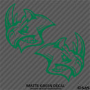 Angry Rhino Silhouette (PAIR) Vinyl Decal