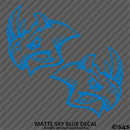 Angry Rhino Silhouette (PAIR) Vinyl Decal
