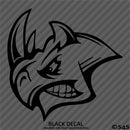 Angry Rhino Silhouette Vinyl Decal