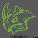 Angry Rhino Silhouette Vinyl Decal
