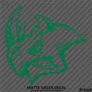 Angry Rhino Silhouette Vinyl Decal