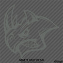 Angry Rhino Silhouette Vinyl Decal