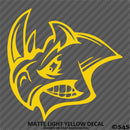 Angry Rhino Silhouette Vinyl Decal