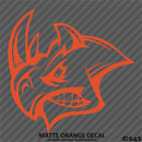 Angry Rhino Silhouette Vinyl Decal