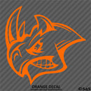 Angry Rhino Silhouette Vinyl Decal