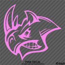 Angry Rhino Silhouette Vinyl Decal