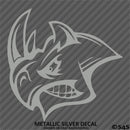 Angry Rhino Silhouette Vinyl Decal