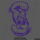Angry Ape Swinging Fists Silhouette Vinyl Decal