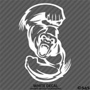 Angry Ape Swinging Fists Silhouette Vinyl Decal