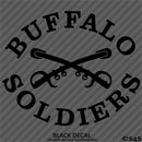 Buffalo Soldiers US Army African-American Cavalry Vinyl Decal