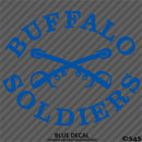 Buffalo Soldiers US Army African-American Cavalry Vinyl Decal