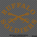 Buffalo Soldiers US Army African-American Cavalry Vinyl Decal