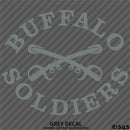 Buffalo Soldiers US Army African-American Cavalry Vinyl Decal
