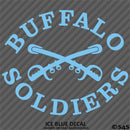 Buffalo Soldiers US Army African-American Cavalry Vinyl Decal