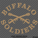 Buffalo Soldiers US Army African-American Cavalry Vinyl Decal
