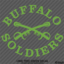 Buffalo Soldiers US Army African-American Cavalry Vinyl Decal