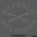 Buffalo Soldiers US Army African-American Cavalry Vinyl Decal
