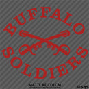 Buffalo Soldiers US Army African-American Cavalry Vinyl Decal