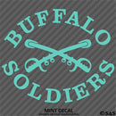 Buffalo Soldiers US Army African-American Cavalry Vinyl Decal