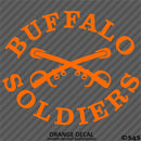 Buffalo Soldiers US Army African-American Cavalry Vinyl Decal
