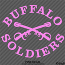 Buffalo Soldiers US Army African-American Cavalry Vinyl Decal