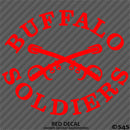 Buffalo Soldiers US Army African-American Cavalry Vinyl Decal