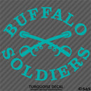 Buffalo Soldiers US Army African-American Cavalry Vinyl Decal
