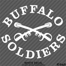 Buffalo Soldiers US Army African-American Cavalry Vinyl Decal