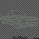 Chevy C10 Pickup Lowered Classic Truck Silhouette Vinyl Decal