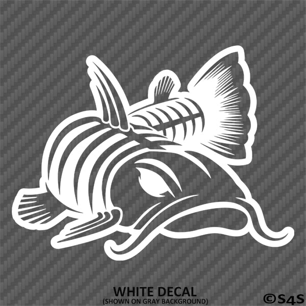 Catfish Silhouette Noodling Fishing Vinyl Decal – S4S Designs