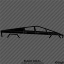 Tesla Cybertruck Silhouette Vinyl Decal