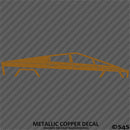 Tesla Cybertruck Silhouette Vinyl Decal