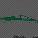 Tesla Cybertruck Silhouette Vinyl Decal