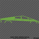 Tesla Cybertruck Silhouette Vinyl Decal