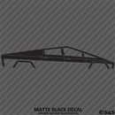 Tesla Cybertruck Silhouette Vinyl Decal