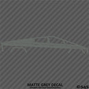 Tesla Cybertruck Silhouette Vinyl Decal