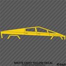 Tesla Cybertruck Silhouette Vinyl Decal