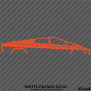 Tesla Cybertruck Silhouette Vinyl Decal