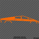 Tesla Cybertruck Silhouette Vinyl Decal